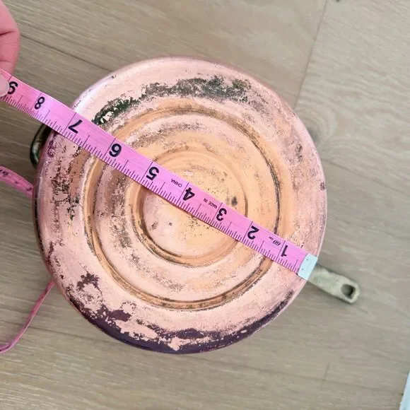 VTG Copper w/ Brass ODI Sauce Pan Korea - 5 1/4” X 3” - Picture 13 of 13